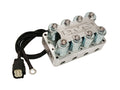 AVS 4-CORNER BILLET MANIFOLD VALVE - VERSION 1 - BRUSHED RAW FINISH
