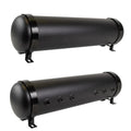AVS 5-GALLON 6-PORT ALUMINUM M.P.M. AIR TANK W/HIDDEN PORTS - BLACK