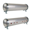 AVS 5-GALLON 6-PORT ALUMINUM M.P.M. AIR TANK W/HIDDEN PORTS - RAW